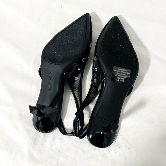 ON 34th Womens Baeley Heels Pump Slingback Mesh Bling Sandals Size 5.5M NWOT - Picture 6 of 9